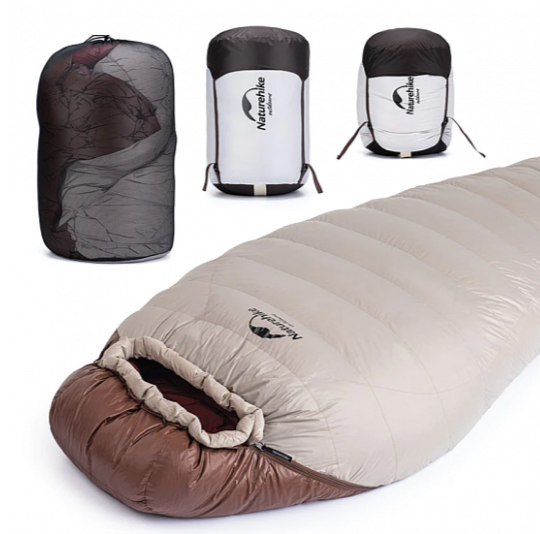 Спальный мешок Naturehike Snowbird -3˚C M Smoke Brown