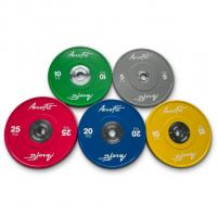 Бамперный диск для кроссфита AeroFit 25 кг, красный AFBDC25