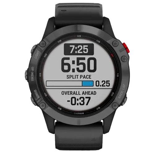 Часы для спорта Garmin Fenix 6 Pro Solar Slate Gray Black