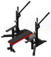 Жимовая скамья домкратная для пауэрлифтинга Aerofit One P1410F