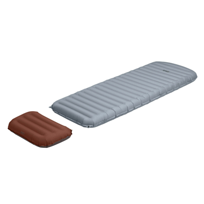 Коврик надувной Bach Sleeping pad reLAY 3R split (regular) Stormy Blue/Cinnamon Red