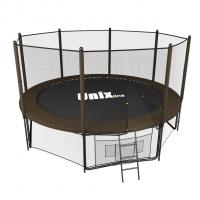Батут Unix line 12 ft Black&Brown (outside)