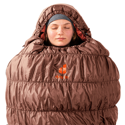 Спальник Deuter Exosphere -6° EL Left Umbra-Paprika