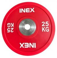 Олимпийский диск в уретане Inex Pu Bumper Plate 25 кг