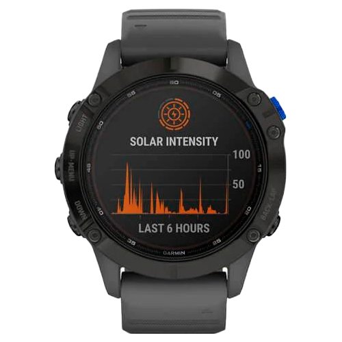 Часы для спорта Garmin Fenix 6 Pro Solar Black Slate Gray