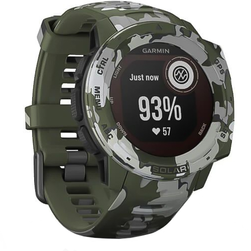 Часы для спорта Garmin Instinct Solar Camo Lichen