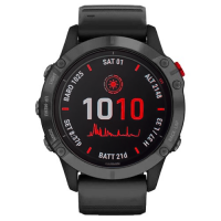 Часы для спорта Garmin Fenix 6 Pro Solar Slate Gray Black