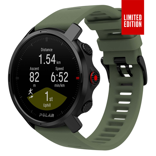 Часы для спорта Polar GRIT X Black Green