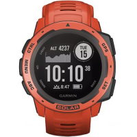 Часы для спорта Garmin Instinct Solar Flame Red