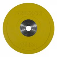 Олимпийский бампированный диск Foreman FM/BM 15 кг