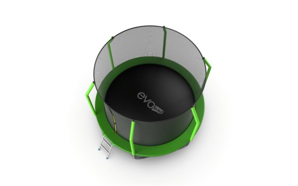 Батут с внутренней сеткой Evo Jump Cosmo 10ft (Green) + нижняя сеть