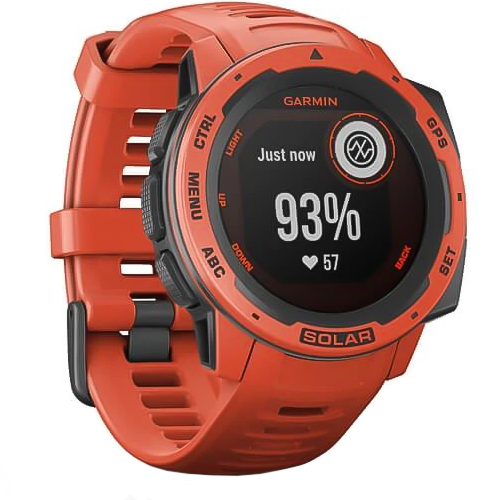 Часы для спорта Garmin Instinct Solar Flame Red