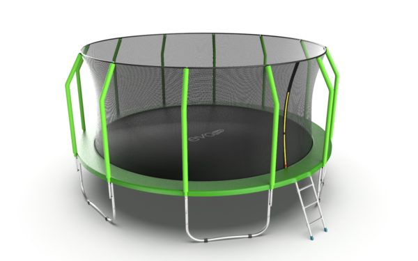 Батут с внутренней сеткой  Evo Jump Cosmo 16ft (Green)