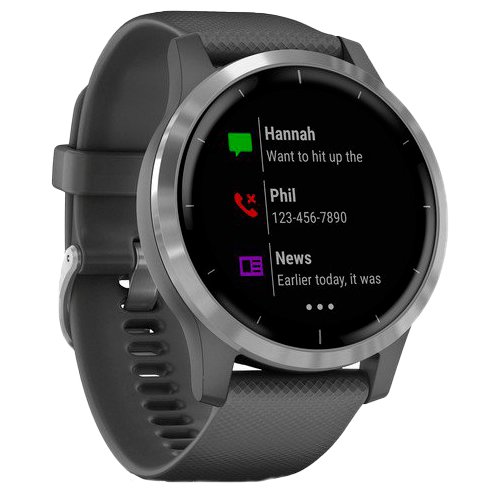 Часы для спорта Garmin Vivoactive 4 Silver Gray
