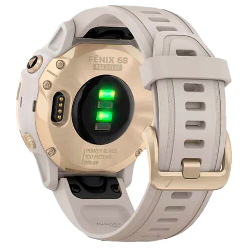 Часы для спорта Garmin Fenix 6S Pro Solar Light Gold Sand