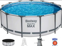 Каркасный бассейн Bestway Steel Pro Max 5618W, 396х122 см (комплект)