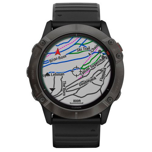 Часы для спорта Garmin Fenix 6X Pro Solar Titanium Black