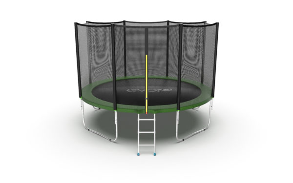 Батут с внешней сеткой Evo Jump External 12ft (Green)