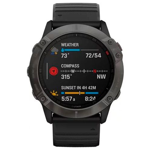 Часы для спорта Garmin Fenix 6X Sapphire Black