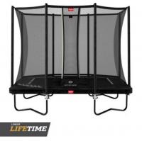 Батут BERG Ultim Favorit Regular 280 Black + защитная сетка Comfort