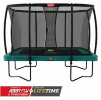 Батут BERG Ultim Champion Regular 330 Green + защитная сетка Deluxe Зеленый