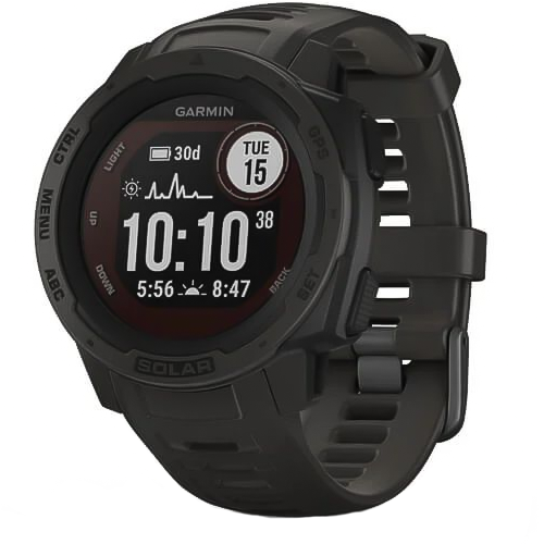 Часы для спорта Garmin Instinct Solar Graphite