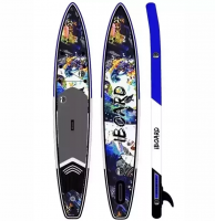 Сап доска для двоих iBoard WindSUP Pro 12'6x27 Мулен руж