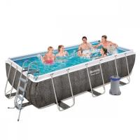 Бассейн каркасный Bestway прямоугольный 412x 201x 122см