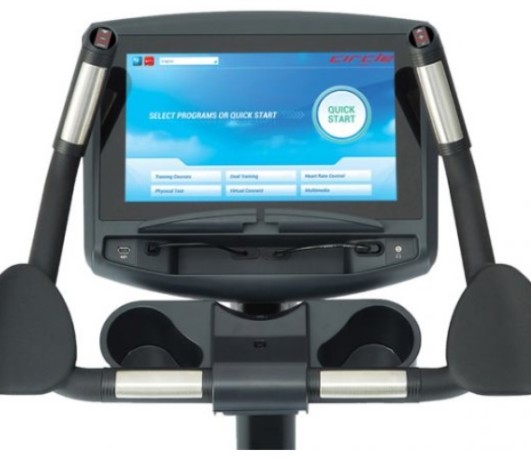 Велотренажер Circle Fitness B8 E Plus, черный, консоль 2.0