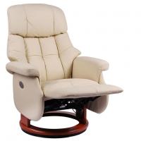 Массажное кресло Recliner Relax Lux Electro кремовый