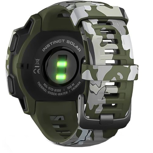 Часы для спорта Garmin Instinct Solar Camo Lichen