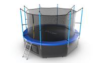 Батут с внутренней сеткой Evo Jump Internal 12ft (Blue) + нижняя сеть