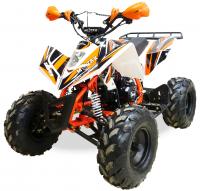 Квадроцикл Motax ATV T-Rex Super LUX 125 сс Бело-оранжевый