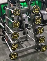 Комплект полиуретановых фиксированных штанг 10-45кг Fitex FTX-414.1