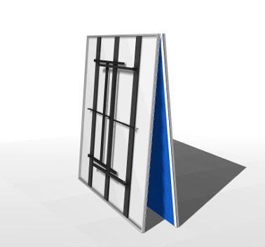 Теннисный стол всепогодный Wips Outdoor Composite (СТ-ВК) синий