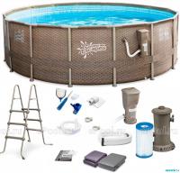 Каркасный бассейн Summer Escapes круглый 488х132 см (комплект), Р20-1652-B