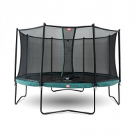 Батут Berg Champion 270 (зеленый) с защитной сеткой Comfort