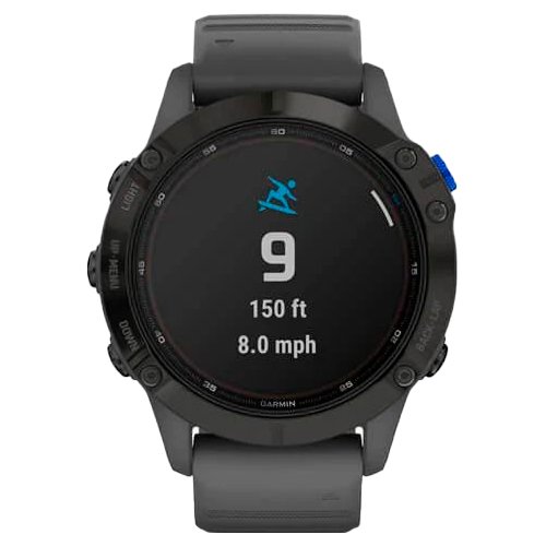 Часы для спорта Garmin Fenix 6 Pro Solar Black Slate Gray