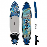 Сап борд с веслом iBoard sup 2023 «Акула» 11'x32"