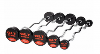 Штанги изогнутые GLT, неразборные, комплект, 10-55 кг