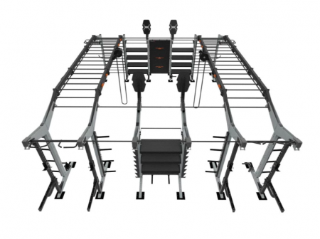 Стойка-мостик функциональная 10-модульная Torque X-Create XCFB-10M-23-X1-05, комплект X1 (701 см, платинум)
