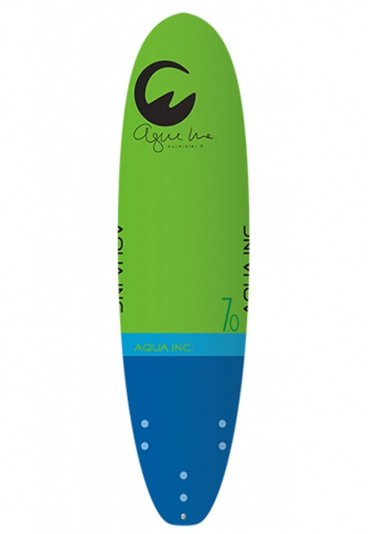 Серфборд Софттоп Aqua Inc. Arouna 7'0"x23" Green