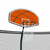 Батут Unix line Supreme Game 10 ft + Basketball (blue)