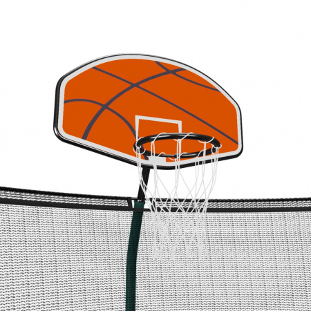 Батут Unix line Supreme Game 10 ft + Basketball (blue)
