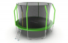 Батут с внутренней сеткой Evo Jump Cosmo 12ft (Green)