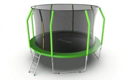 Батут с внутренней сеткой Evo Jump Cosmo 12ft (Green)