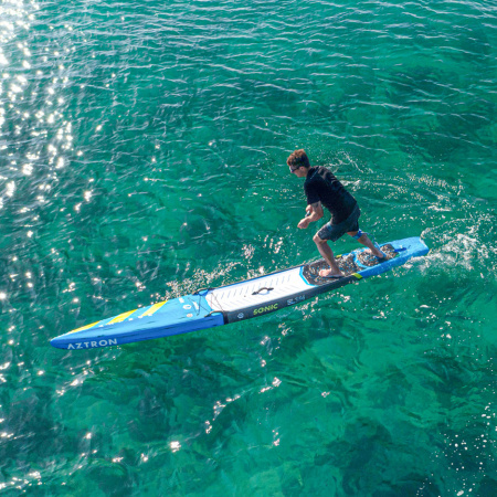 Жесткая Доска Sup Комплект Aztron Sonic Carbon Pro Race 14'0"