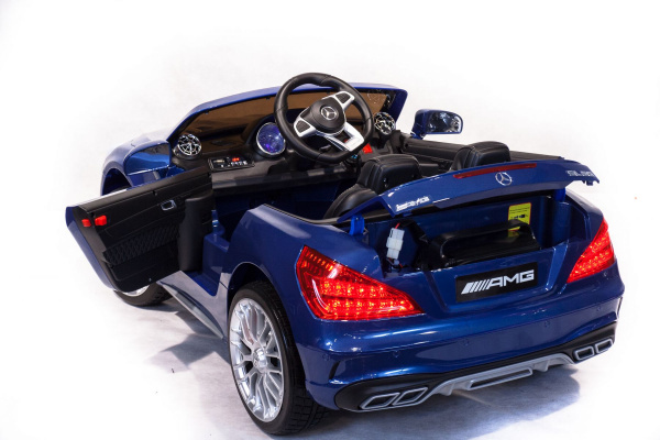 Электромобиль Mercedes-Benz SL65 Синий (краска)