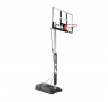 Мобильная баскетбольная стойка Spalding Silver Portable Acrylic 52”