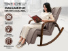 Массажное кресло качалка Fujimo Time2Chill Latte (Tailor 3) боковины Орех